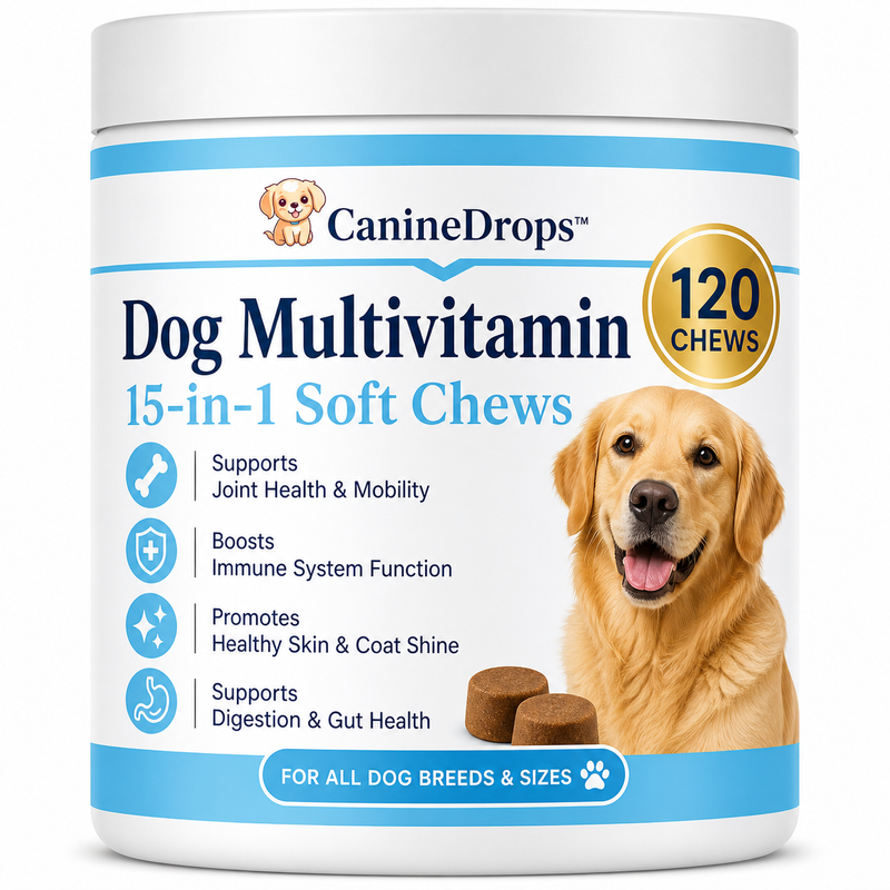 Senior Dog Multivitamin 15-in-1 Soft Chews Supplement