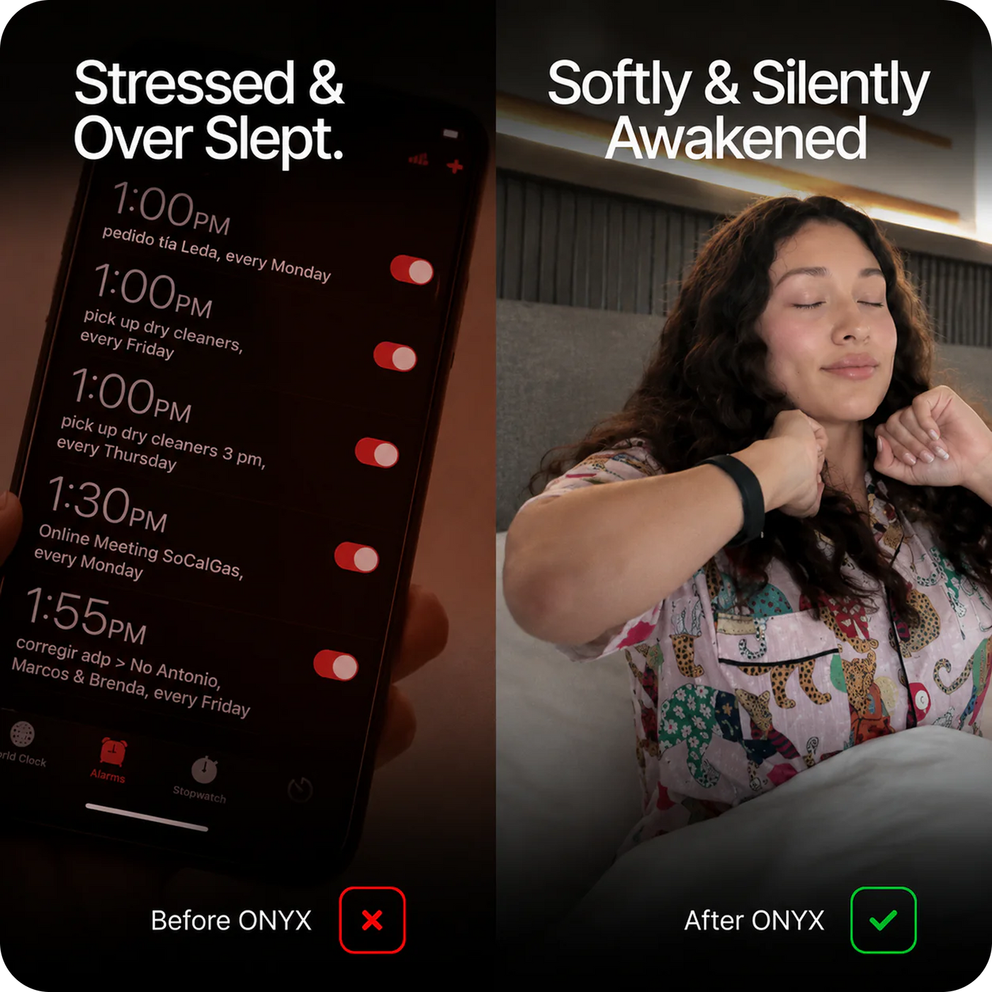 Somnair Onyx Vibration Alarm